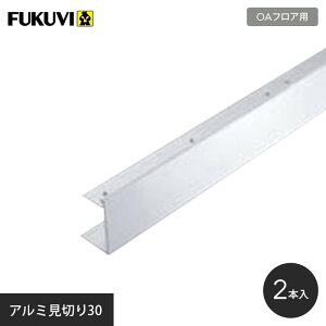 【1日限定!全商品ポイント2倍】【OAフロア】フクビ OAフロア アルミ見切30(H=30用)2m×2本__fu-of-am30