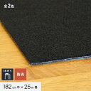 【パンチカーペット】PPカーペット 182cm巾×25m 【1本売り】【ブラック系】*585/588__ppc182-rol-