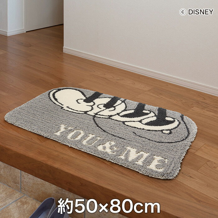 スミノエ ディズニー ラグマット MICKEY/YOU&ME MAT(ユーアンドミーマット) 約60×70cm__dmm-4064