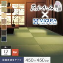 【置き畳】【接着剤施工】花たたみ×MIGUSA (防炎) 450×450×12mm厚*001 002 003 004 005 006 007__ad-4512-...