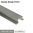 【ウッドデッキ】ハンディウッド専用 下地材 アイハット鋼 (根太・大引) 長さ2400mm__hk-s-ih-3590-24