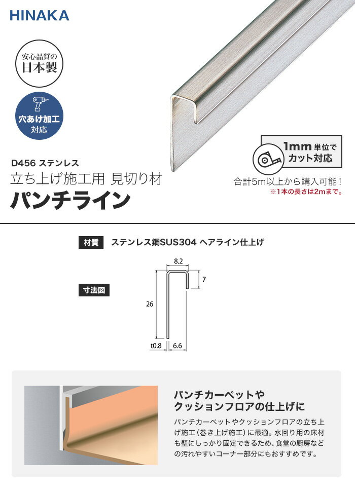 【床金物】【オーダー1,892円～】立ち上げ施...の紹介画像2