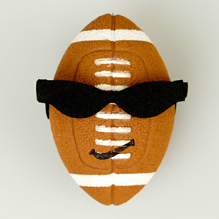 【メール便OK】 アメリカン フットボール アンテナボール Football with Glasses Antenna Ball ラグビ..