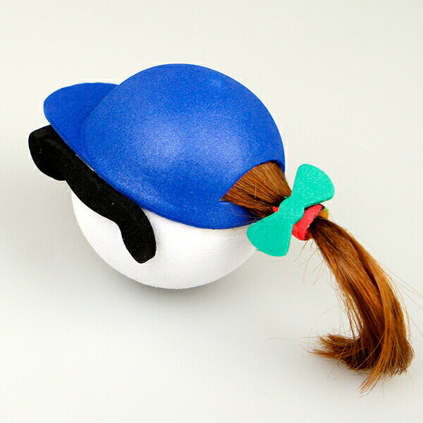 【クーポン配布中】【メール便OK】Ponytail Blue Cap (Brunette) Antenna Ball アンテナトッパー ブラウン ヘアー ブルネット アンテナボール GIRL サングラス スマイル カーアクセサリー USA 目印 ポニーテール 茶髪 アメ車 アメリカン雑貨【ポイント】