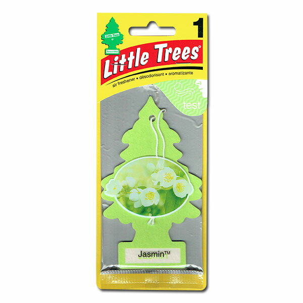 【5枚でメール便無料】リトルツリー ジャスミン　Little Trees Jasmin 芳香剤 エアフレッシュナー 車 吊り下げ カー…