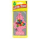 【5枚でメール便無料】リトルツリー バブルガム Little Trees Bubble Gum 芳香剤 エアフレッシュナー 車 吊り下げ カーフレッシュナー 甘...