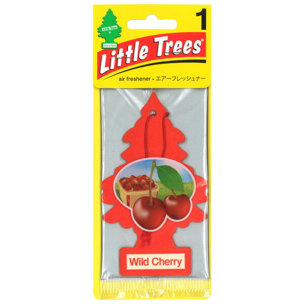 【5枚でメール便無料】リトルツリー ワイルドチェリー　Little Trees Wild Cherry 芳香剤 エアフレッシ..