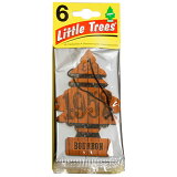 ȥĥ꡼ 6 СܥLittle Trees 6pac Bourbon ˧ եåʡ  ߤ겼 եåʡ  륳       ե쥰  AirFreshener CarFreshener