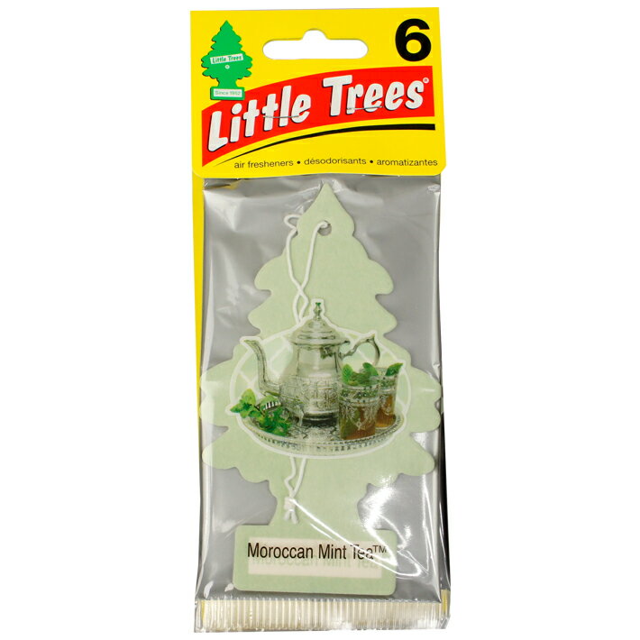 商品詳細商品名 Little Trees Air Freshener 6pacリトルツリーエアフレッシュナー 6枚組 説明エアフレッシュナーの定番、Little Trees（リトルツリー）!! 香りの持続力が特徴で、最初にビニールから全部あけずに上に切り込みをいれて徐々に出していくととても長持ちします。 種類 Moroccan Mint Tea（モロッカンミントティ） 香り ほんのり甘いモロッコミントティーをイメージした上品な香り 内容 6枚パック サイズ H12cm×W7cm ※多少の誤差はご了承ください。 注意 ※当店で販売している商品は現地国内販売されている正規商品の並行輸入品です。 安心してお買い求めください。 ※PC環境によっては、写真の色味が実際の商品と少し異なる場合がありますのでご了承下さい。 ※検品を行っておりますが輸入品のため、多少の傷・汚れ等はご了承下さい。 ※輸入品の為予告なく仕様が多少変更される場合があります。 ※店頭でも販売しているため、在庫管理には十分気を付けておりますがタイミングによっては在庫切れになる場合がございます。 検索キーワード 芳香剤 エアフレッシュナー 大人気 定番 吊り下げ 吊下げ 香り長持ち いい香り ツリー型 木 ペーパー 紙 USA America アメリカ雑貨 アメリカン雑貨 アメリカン 海外 おしゃれ クローゼット カー用品 インテリア&nbsp; 車内 室内 車載 手軽 癒し アロマ プレゼント ギフト その他の香りの芳香剤はこちら 吊下げタイプの芳香剤はこちら その他のリトルツリー6パックはこちらから↓↓