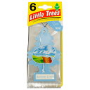 リトルツリー 6枚組 サマーリネン Little Trees 6pac Summer Linen 芳香剤 エアフレッシュナー 車 吊り下げ カーフレッシュナー ...
