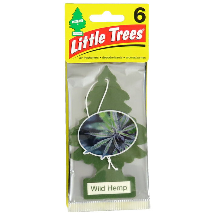 ȥĥ꡼ 6 磻ɥإסLittle Trees 6pac Wild Hemp ˧ եåʡ  ߤ겼 եåʡ إ ꡼ ϡ ⡼ åå  ե쥰 AirFreshener CarFreshener