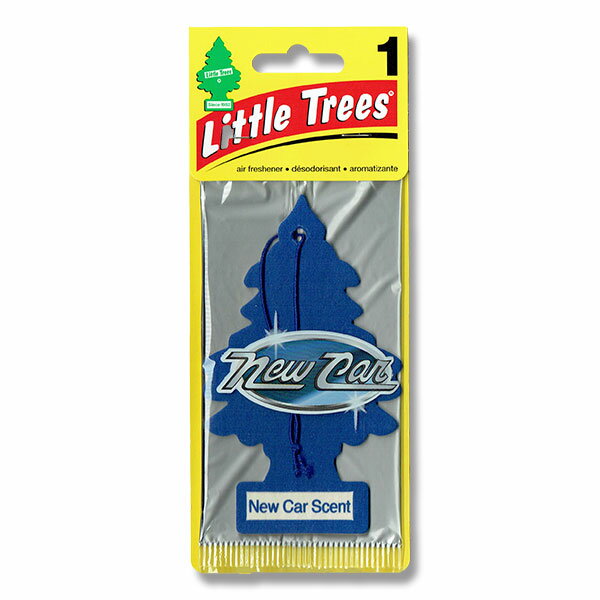 【5枚でメール便無料】リトルツリー ニューカー Little Trees New Car Scent 芳香剤 エアフレッシュナー 車 吊り下げ カーフレッシュナ...
