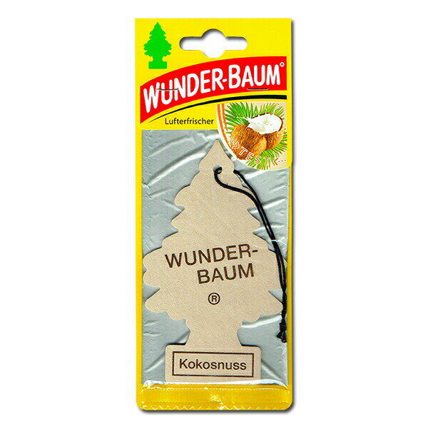 5ǥ᡼̵ С ʥåġ˧ եåʡ  ߤ겼 եåʡ ʥ Х˥ Ť    䥷 䥷μ    WUNDER-BAUM Air Freshener Kokosnuss