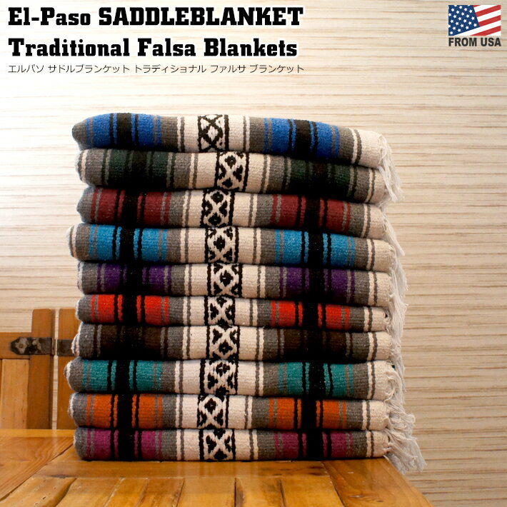 ڤò ѥ ɥ֥󥱥å ȥǥʥ ե륵 ֥󥱥åȡ10 ELPASO ե  ޥ С 饰   ƥꥢ ե   ʪ ޥå  Traditional Falsa Blankets ̵