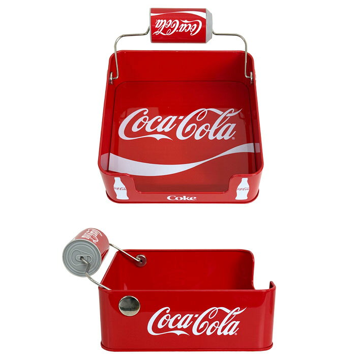 コカ・コーラ ナプキン ディスペンサー　ロゴデザイン 紙ナプキン 収納 入れ物 ペ...
