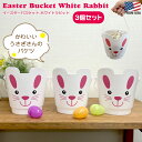 商品詳細名称 Easter Bucket White Rabbitイースターバスケット ホワイトラビット 3個セット 説明 かわいらしいウサギさんのバケツです。 3個セットで兄弟姉妹、お友達同士でも楽しめる。 キュートな白いウサギさんは、小...