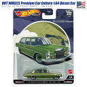 マテル ホットウィール 1/64スケール カーカルチャー 1972 メルセデスベンツ 280 SEL 4.5 ミニカー 1:64 Hot Wheels Premium Car Culture Auto Strasse '72 MERCEDES-BENZ 280 SEL 4.5 HCK18