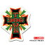 【メール便OK】 ドッグタウン スケートボード クロス ロゴ ステッカー 4インチ 【 Dogtown Skateboards Cross Logo Die Cut sticker 4inch (Red/Green)】 スケートボード スケボー ダイカット デカール ドッグタウン 西海岸 アメリカ
