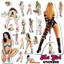 y [OK z Hot Girls Stickers zbg K[ XebJ[ yS18ށz ZNV[ Sexy Pinups Cycle ϐ  wbg V[ fJ[