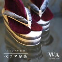 ベロア足袋 【ボルドー】 ストレッチ 足袋 ソックス ベロア 光沢感 着物 和装 おしゃれ着物 振袖 袴 フリーサイズ TB-8