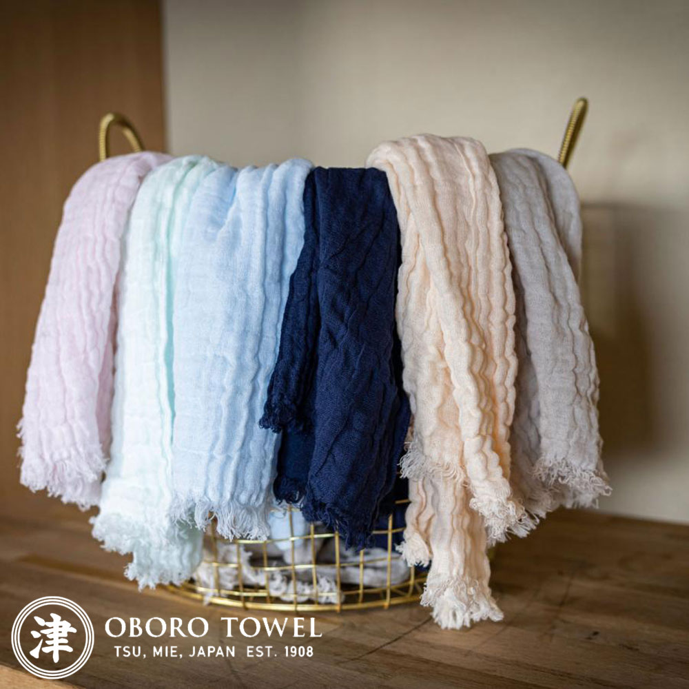 楽天暮らしと眠りを楽しむ店 和っふる【ワンダフルデー ポイント5倍 12/1限定】 おぼろタオル アウトドア専用スマートタオル 綿100％ 3重袋織ガーゼ 25×110cm【ラッピング・のし不可】