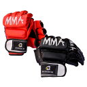 【エントリーでP10倍!!5/9 20時〜】オープン フィンガー グローブ MMA キック ボクシング グラップリング トレーニング エクササイズ 用途に ◇B...