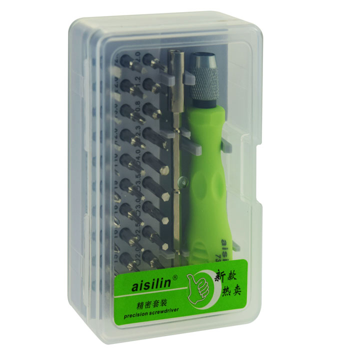 精密ドライバーセット 30 in 1 星型 六角棒 Y型 三角 ネジ 五角 プラス マイナス ◇AS-7389C
