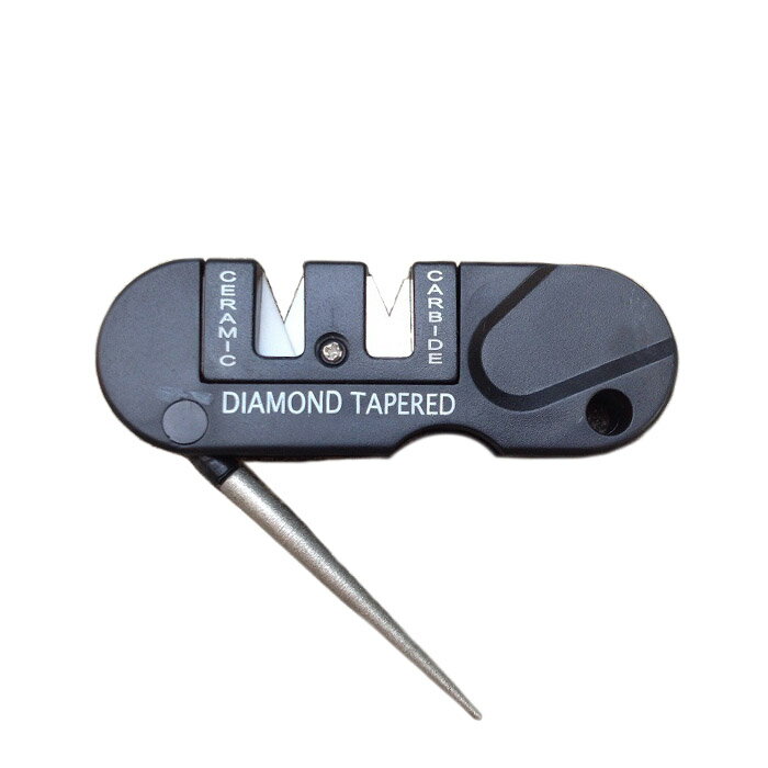 小型ナイフ シャープナー 包丁研ぎ ナイフ 刃物 サバイバル コンパクト 携帯 ブレードメディック ダイヤモンド セラミック タングステン 研ぎ石 【メール便】◇YYEDC