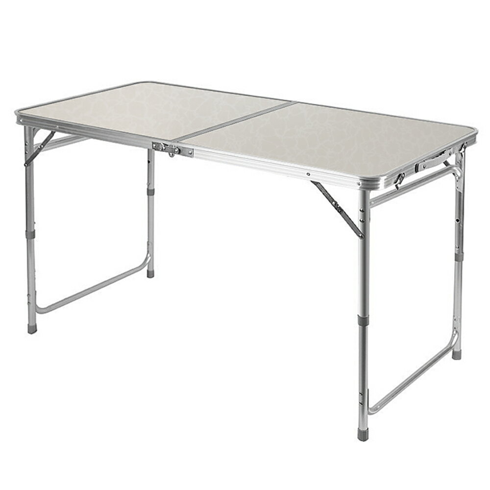 アウトドア 折りたたみ テーブル アルミニウム合金製 高さ3段調整 120×60×(53-69)cm ポータブル テーブル ピクニック レジャー キャンプ ◇YS-DESK-2通販格安セール情報 楽天 通販