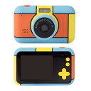 子供用 デジタルカメラ こどもカメラ キッズ カメラ 2800万画素 前後カメラ 自撮り 写真撮影 動画撮影 ビデオ録画 2.4インチ液晶 フラッシュ付き 玩具 HEE-D7
