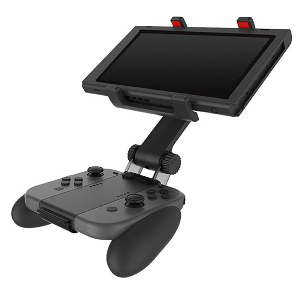 NintendoSwitch用ハンドルブラケットニンテンドースイッチアクセサリーJoy-Conグリップ本体合体一体化◇TNS-1