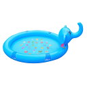 ゾウさんの 噴水マット 象 ウォータープレイマット ビーチマット 水遊び 噴水 おもちゃ 家庭用 ビニールプール 子供用 噴水プール 夏 アウトドア 庭 芝生 ...