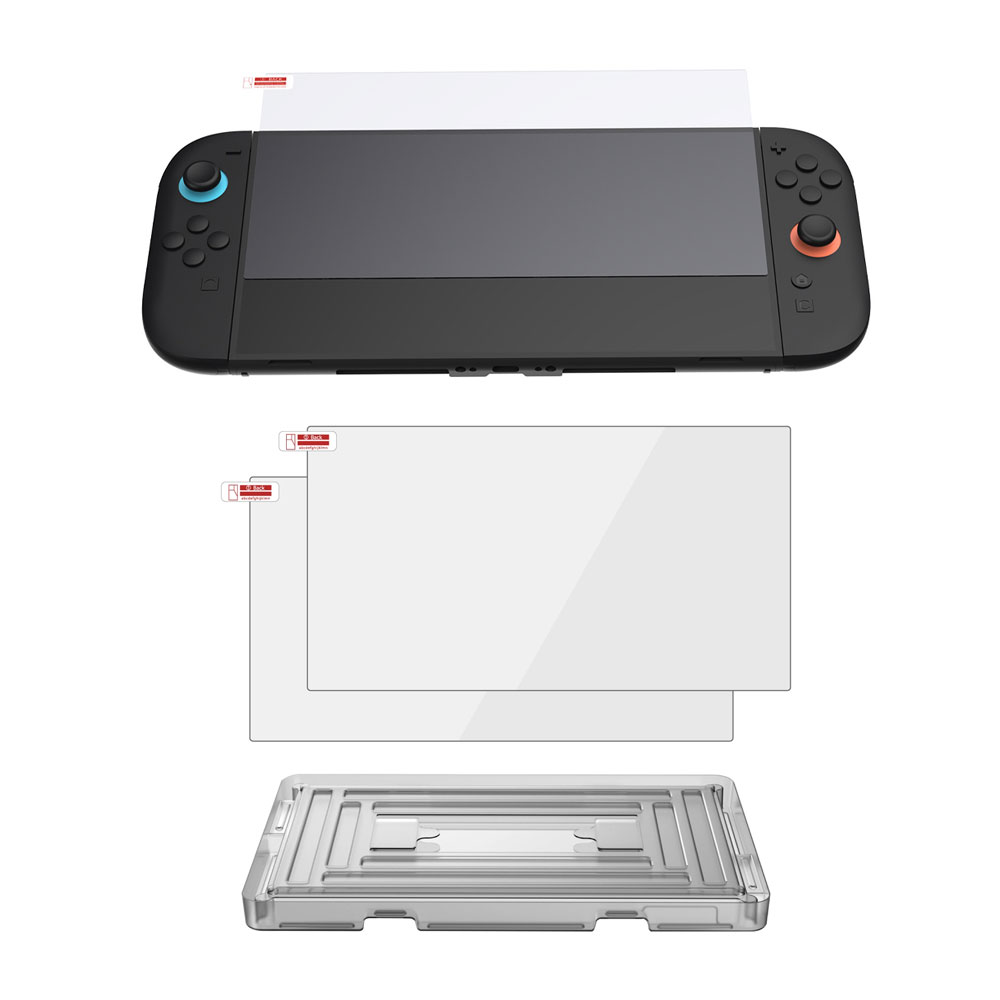 Nintendo Switch 2 HDクリア 9H 強化ガラスフィルム 保護フィルム スイッチ2 液晶保護 ガラスフィルム 貼り付けキット付き ◇TNS-31...