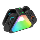Joy-Con2 専用 充電スタンド Switch2 スイッチ2 アクセサリー 充電 周辺機器 ジョイコン2 充電器 コントローラー 4台 同時充電 SWITCH2 ◇HBS-2801