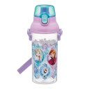 PSB5TR(アナと雪の女王)食洗機対応直飲みプラ製ワンタッチクリアボトル480ml【SKATER】2025