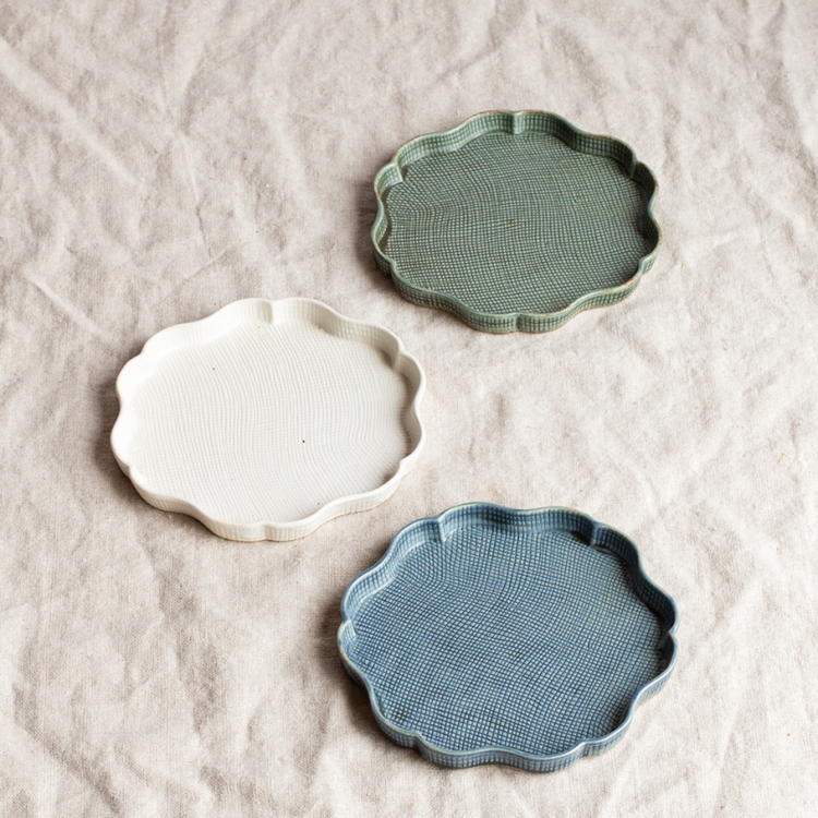 【270円ゆうパケット対象商品】16003　和三盆　小皿　青 美濃焼 TOJIKITONYA【永新陶苑】