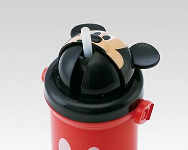 SST5HD(Mickey Mouse/ミッキーマウス)水筒ダイカットキャップシリコンストローホッパー 【SKATER】