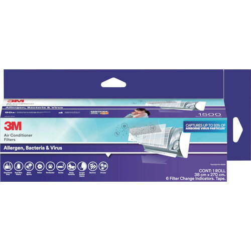 3M エアコン用空気清浄フィルター プレミアムグレード ロールタイプ (花粉、アレル...