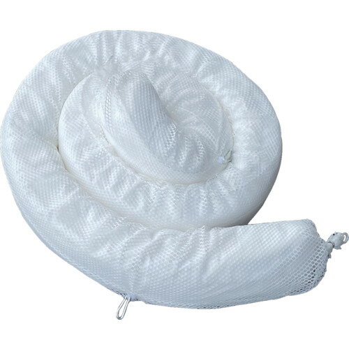 ★特徴★ 容易に連結が可能なロープとフックが付いています。最大で10メートル以上の長さになります。自重の10倍以上のオイルをキャッチします。（当社実測値）水に浮くので水面の油に有効です。河川・湖・沼・池のオイルフェンスとしての使用を推奨します。 ★用途★ オイル用。 ★商品スペック★ 仕様・規格 油吸収量(L/本)：24 外径(mm)：127 長さ(m)：3 油吸収量(L/個)：4 仕様・規格2 チューブタイプ 材質／仕上 ポリプロピレン（PP） 入数 1箱(4本) 注意事項 長期間屋外で継続的に使用される場合は、1ヶ月に一度必ず点検してください。 吸収した油や液体の性質にあった保存・廃棄をしてください。廃棄の際は地域の廃棄物処理規制に従ってください。 質量・質量単位 9.700kg 製造国 中国 品番 PT300 JANコード 4523816101083 メーカー名 JOHNAN（株）