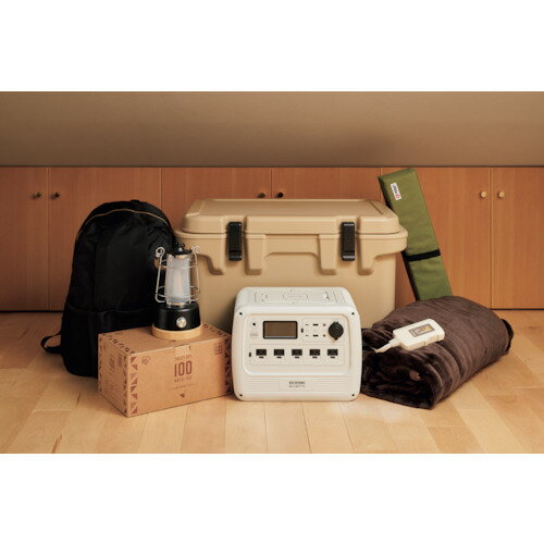 IRIS 103478 �ݡ����֥��Ÿ� 716Wh �ۥ磻��