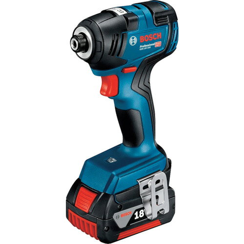 ★特徴★ ETP（防塵・防滴機能）を搭載しています。高効率ECモーター（ブラシレスモーター）採用しました。最大トルク200N・m暗所の作業に威力を発揮するLEDライト付です。5.0Ahバッテリー2個付 ★用途★ 木材、金属へのネジ締め、ボルト締め作業 ★商品スペック★ 仕様・規格 最大締付トルク(N・m)：200 無負荷回転数(min［［の−1乗］］)：0〜3400 打撃数(min［［の−1乗］］)：0〜4000 本体寸法(mm)：126×253×75 バッテリー電圧(V)：18 最大締付トルク(N・m)インパクト：200 バッテリー容量(Ah)：5 充電時間(分)：約60（空→80％ターボ充電）、約70（空→フル充電） 色：ブルー 仕様・規格2 能力：普通ボルトM6-M14、高力ボルトM6-M12 材質／仕上 ポリアミド樹脂(PA) セット内容・付属品 5.0Ahバッテリー(A1850LIB)×2個 充電器(GAL18V-40) ベルトフック キャリングケース(L-CASE) 入数 1台 質量・質量単位 1.700kg 製造国 マレーシア 品番 GDR18V-200 JANコード 4059952603674 メーカー名 ボッシュ（株）