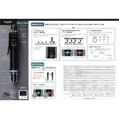 Panasonic ACスクリュードライバー Azeloss TypeC ACスクリュードライバー Azeloss...