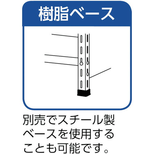 TRUSCO スチールラック 軽量棚両開扉付 875X600XH1800 天地5段 ネオグレー [3]