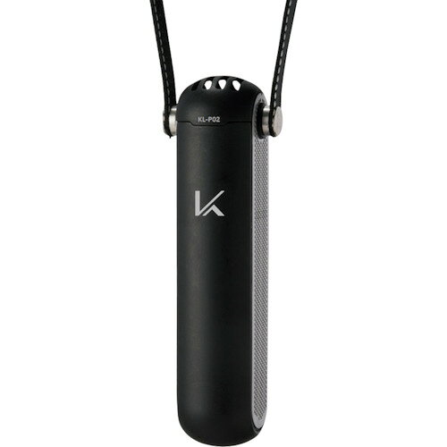 Kaltech パーソナル空間除菌・脱臭機ターンドケイ 首掛けタイプ 黒（花粉フィルター搭載）
