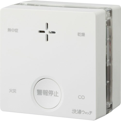 ★特徴★ 火災（煙）警報における業界初「CO反応式」です。一酸化炭素（CO）を検知すると、煙センサの感度を高め、火災をより早くお知らせします。わずか0.01％を見つけ出す高性能な一酸化炭素センサを搭載しています。一酸化炭素濃度0.01％を検知すると注意報でおしらせします。温度と湿度のセンサを搭載し、熱中症になりやすい環境や乾燥している環境をおしらせします。付属の専用リチウム電池で約10年間使用可能です。 ★用途★ 住宅用。 ★商品スペック★ 仕様・規格 幅(mm)：75 奥行(mm)：52 高さ(mm)：75 色：ホワイト 摘要：熱中症、乾燥おしらせ機能付 仕様・規格2 住宅用防災警報器（特例基準：CO反応式）検定合格品 一般財団法人日本ガス機器検査協会検査合格品 外部出力信号付 電源：専用リチウム電池×1個（付属） セット内容・付属品 専用リチウム電池×1個 取付ベース×1個 取付ねじ×2本 石膏ボードピン×5本 引きひも×1本 接続用リード線×1本 接続用リード線取付治具×1個 取扱説明書（保証書付）×1冊 施工説明書×1冊 入数 1台 質量・質量単位 145g 製造国 日本 品番 SC-745C JANコード 4560270395313 メーカー名 新コスモス電機（株）