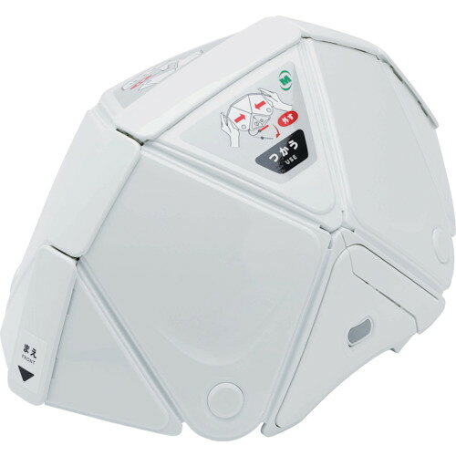 Rakuten - ミドリ安全 防災用折りたたみヘルメット フラットメット2 TSC-10N ホワイト