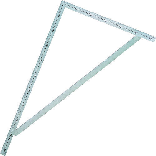 シンワ 筋交付大金目盛付ステン1m×60cm