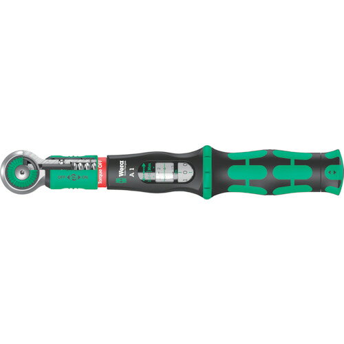 Wera 空転式トルクレンチ（プリセット型） A1セーフトルク 2〜12Nm 1／4ソケット用