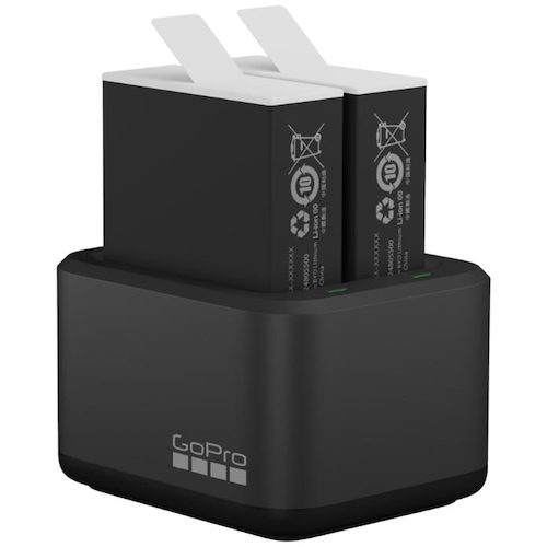 GoPro �ǥ奢��Хåƥ꡼���㡼���㡼�ܥ���ǥ塼���Хåƥ꡼2�ĥ��å� HERO11��10��9��