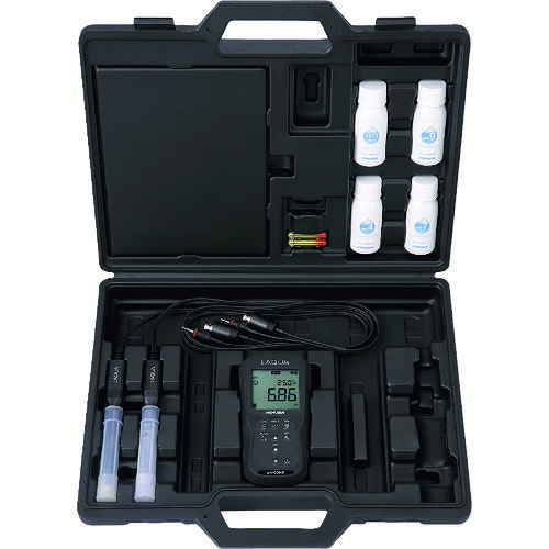樂天商城 - 堀場 フィールド型ポータブル水質計 PH・電気伝導率電極セット D-210PC-S